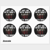 Sticker Rond Favoris Feu d'artifice Bouteille Rockets (Feuille)