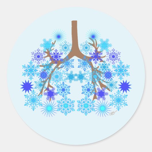 Sticker Rond FC hiver (Devant)