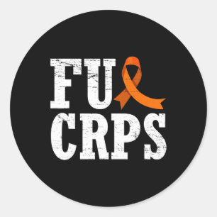 Sticker Rond Fck CRPS Warriporter Supporter RSD RCPS Sensibilis