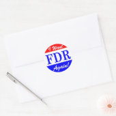 Sticker Rond FDR - Le plus grand hommage du président américain (Enveloppe)