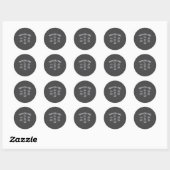 Sticker Rond Feast Of The 7 Fishes  (Feuille)