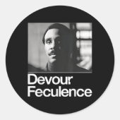 Sticker Rond Féculence Devour (Devant)