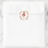 Sticker Rond Fée de prune de sucre - Nutcracker Noël (Sac)
