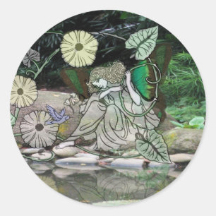 Sticker Rond Fée par le Water2