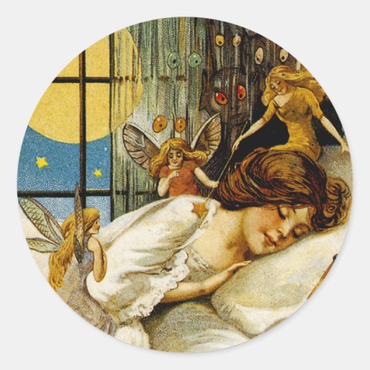Sticker Rond Fées et goblins (Devant)