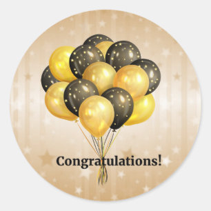 Sticker Rond Félicitation ! Célébration