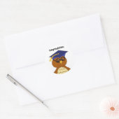 Sticker Rond Félicitations au diplômé (Enveloppe)