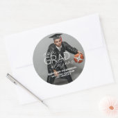 Sticker Rond Félicitations diplômé (Enveloppe)