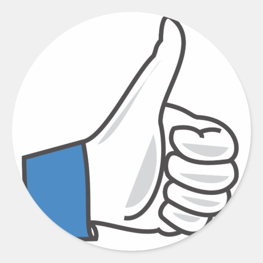 Sticker Rond Félicitations et bonne chance. On aime ça ! (Devant)