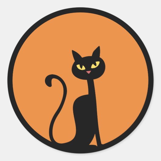 Sticker Rond Feline (Devant)