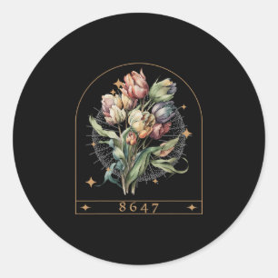 Sticker Rond Féministe Florale 8647 Anti-trump Droits de l'Homm