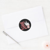 Sticker Rond Feministe sarcastique (Enveloppe)