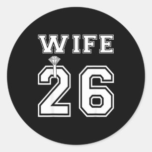 Sticker Rond Femme 2026 mari tenue assortie pour la fête de fia