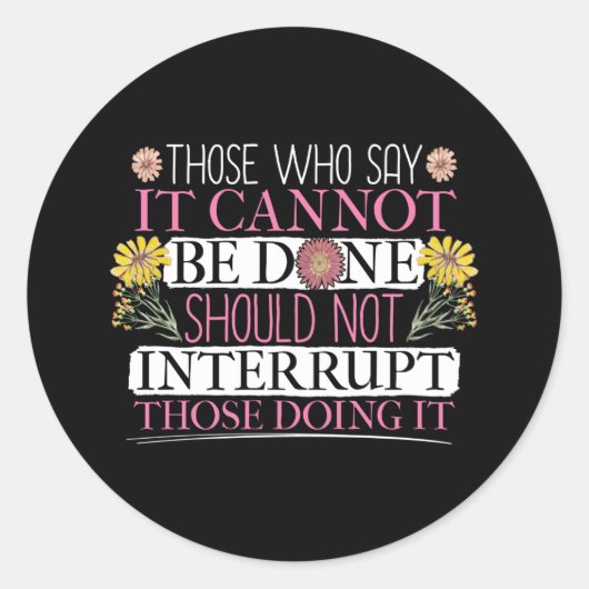 Sticker Rond Femme à la tête (Devant)