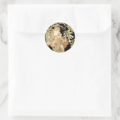 Sticker Rond Femme dans Jasmine Vines (Sac)