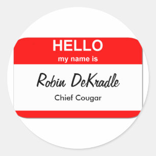 Sticker Rond Femme de puma