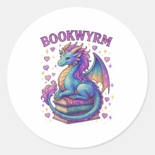 Sticker Rond Femme Juste Une Fille Qui Aime Les Dragons Et Les