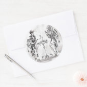 Sticker Rond Femmes (Enveloppe)