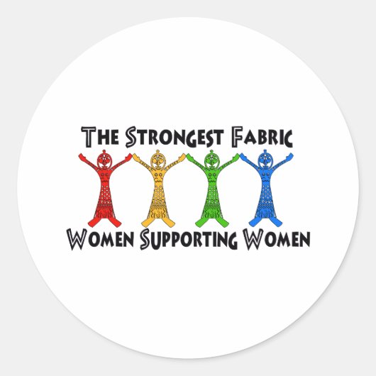 Sticker Rond Femmes (Devant)