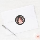 Sticker Rond Femmes avec enfant (Enveloppe)