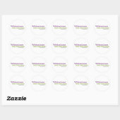 Sticker Rond Femmes bien conduites (Feuille)
