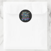 Sticker Rond femmes bien conduites (Sac)