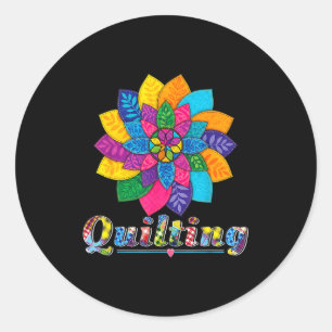 Sticker Rond Femmes Cool Couture Patchwork Amour Modèles De Cou