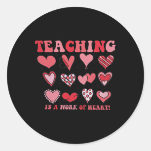 Sticker Rond Femmes Enseignement Super Est Une Oeuvre De Profes