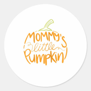 Sticker Rond Femmes Halloween Costumes de grossesse Mommys