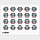 Sticker Rond Femmes pour Biden 2020 (Feuille)