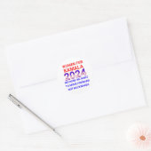 Sticker Rond Femmes pour l'élection de Kamala Harris 2024 (Enveloppe)