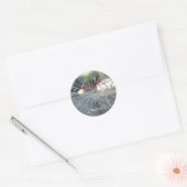 Sticker Rond fenêtre cassée (Enveloppe)