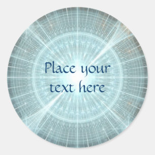 Sticker Rond Fenêtre de la cathédrale de Noël