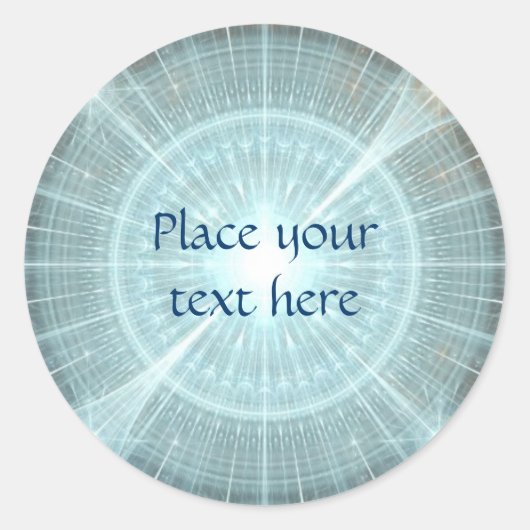 Sticker Rond Fenêtre de la cathédrale de Noël (Devant)