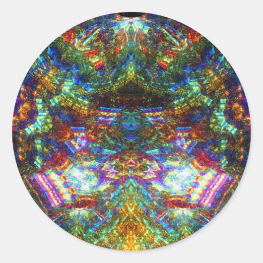 Sticker Rond Fenêtre en verre tendu (Devant)