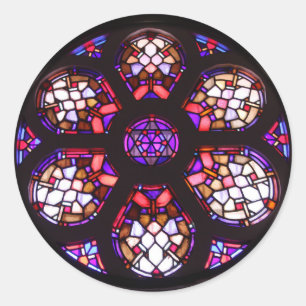 Sticker Rond Fenêtre Rosaire Iglesia del Valle