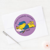 Sticker Rond Ferald | Là où la créativité dérive ! Tour S class (Enveloppe)