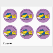 Sticker Rond Ferald | Là où la créativité dérive ! Tour S class (Feuille)
