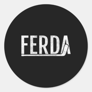 Sticker Rond Ferda pour le hockey des garçons