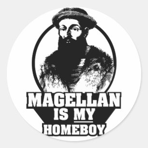 Sticker Rond Ferdinand Magellan est mon petit garçon