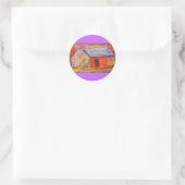Sticker Rond ferme (Sac)