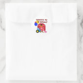 Sticker Rond Ferme 1er anniversaire (Sac)