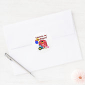 Sticker Rond Ferme 2e anniversaire (Enveloppe)