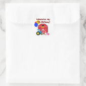 Sticker Rond Ferme 5 Anniversaire T-shirts et cadeaux (Sac)