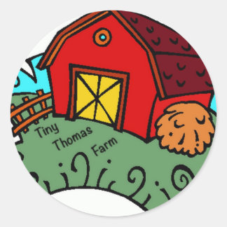 Sticker Rond Ferme de Tiny Thomas