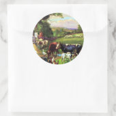 Sticker Rond Ferme vintage (Sac)