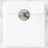 Sticker Rond Fermer la libellule (Sac)