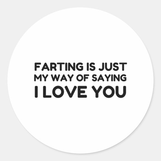 STICKER ROND FERTING DIT QUE JE T'AIME (Devant)