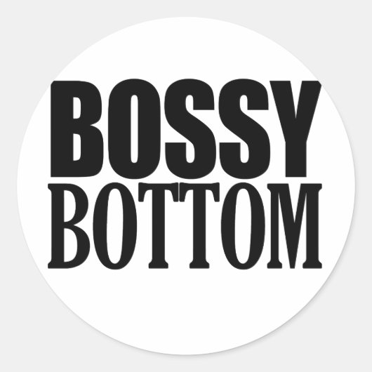 STICKER ROND FESSIER AUTORITAIRE (Devant)