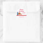 Sticker Rond Festif (Sac)